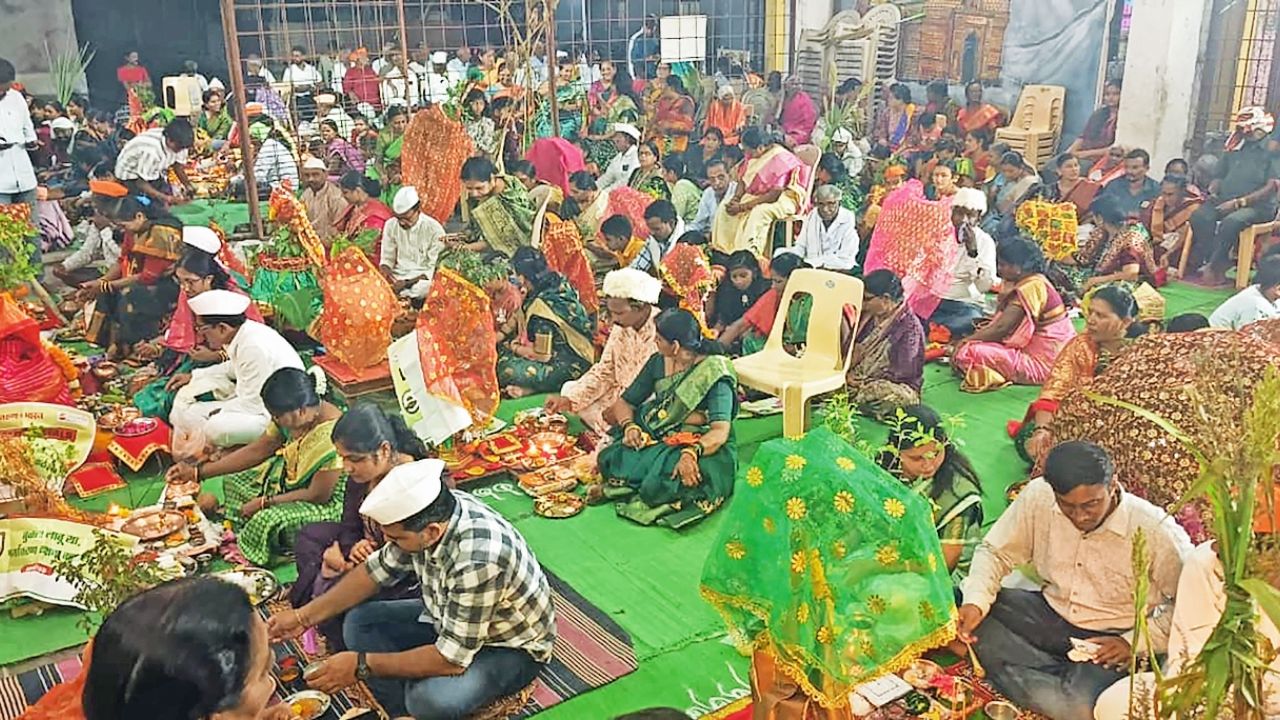 भगवान विष्णु की बारात का भव्य स्वागत, 108 परिवारों की भागीदारी, तुलसी विवाह भक्तिभाव से संम्पन्न